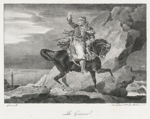 Le Giaour (Giaour) autorstwa Theodore Gericault