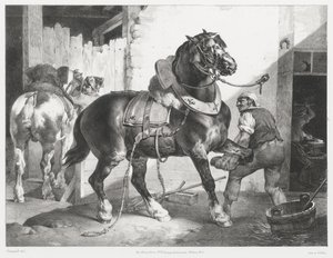 Francuski kowal (The French Blacksmith) autorstwa Theodore Gericault