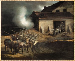Le four a platre. Piec gipsowy ... autorstwa Theodore Gericault