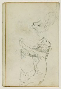 Idący lew, głowa lwicy autorstwa Theodore Gericault