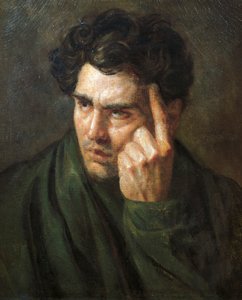 Portret Lorda Byrona, autorstwa Jean-Louis Theodore Gericault (1791-1824) autorstwa Theodore Gericault