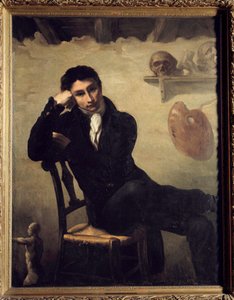 Portret artysty w jego pracowni Malarstwo Theodore Gericault (1791-1824) XIX-wieczne słońce. 1,47x1,14 m . autorstwa Theodore Gericault