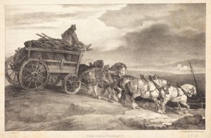 Wagon węglowy autorstwa Theodore Gericault