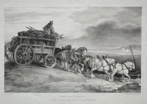 Wagon węglowy autorstwa Theodore Gericault