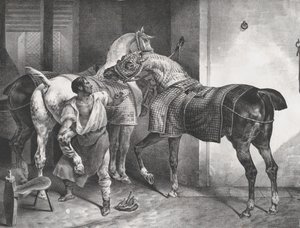 Kowal angielski, 1822. autorstwa Theodore Gericault