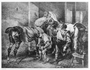Angielski kowal autorstwa Theodore Gericault