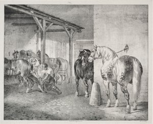 Szopa Przewoźnika autorstwa Theodore Gericault