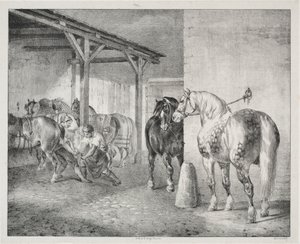 Szopa Ferriera autorstwa Theodore Gericault
