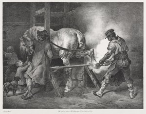 Flamandzki kowal autorstwa Theodore Gericault
