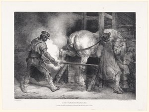 Flamandzki kowal autorstwa Theodore Gericault