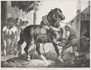 Francuski kowal autorstwa Theodore Gericault