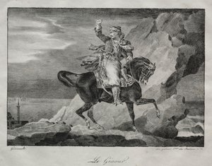 Giaour, 1820. autorstwa Theodore Gericault