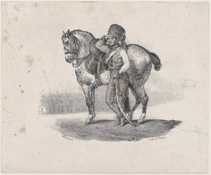 Trąbka husarzy autorstwa Theodore Gericault