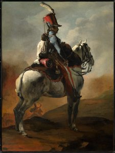 Trębacz huzarów autorstwa Theodore Gericault
