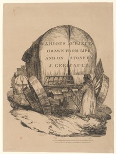 Wóz zaprzęgowy (tytuł angielskiej serii) [A Hitched Wagon or A Horse-Drawn Cart (strona tytułowa angielskiej serii)] autorstwa Theodore Gericault