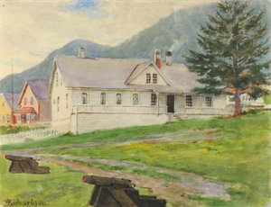 Dawny Dom Gubernatora, Sitka, 1905.