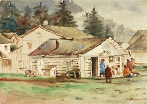 Targ Trzech Wron, Sitka, 1889.