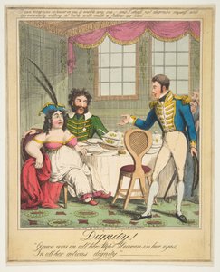 Godność! - Grace była we wszystkich swoich krokach. Niebo w jej oczach, We wszystkich czynach..., 21 czerwca 1821 r. autorstwa Theodore Lane
