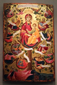 Amerykański angielski:  Tree of Jesse Drzewo Jessego (Poulakis) autorstwa Theodore Poulakis