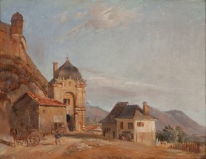 Grenoble, brama do Francji (olej na płótnie) autorstwa Theodore Ravanat