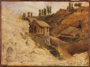 Kamieniołom autorstwa Theodore Rousseau