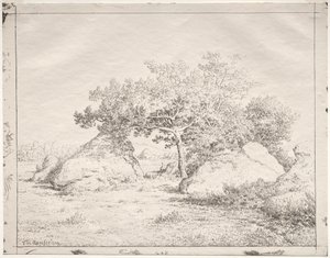 Wiśniowe drzewo w Blau autorstwa Theodore Rousseau