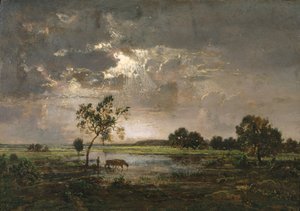 Pejzaż, ok. 1842 (olej na płycie)