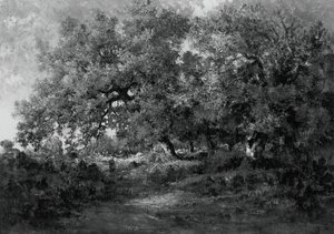 Krajobraz, ok. 1860. autorstwa Theodore Rousseau