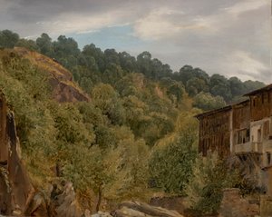 Wieś Owernii autorstwa Theodore Rousseau