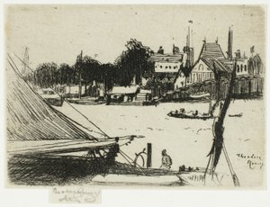 Battersea z Chelsea autorstwa Theodore Roussel