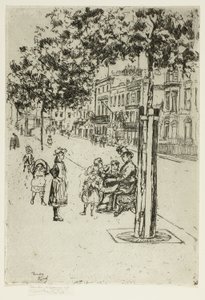 Chelsea Dzieci, Chelsea Embankment autorstwa Theodore Roussel