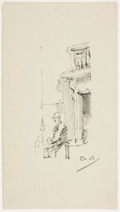 Figura i drzwi autorstwa Theodore Roussel