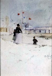 Na plaży autorstwa Theodore Roussel