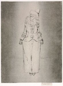 Pierrot en Pied, Portret damy A. C., 1888.