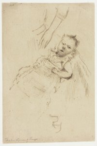 Portret komnat małżeńskich w wieku dziesięciu tygodni autorstwa Theodore Roussel