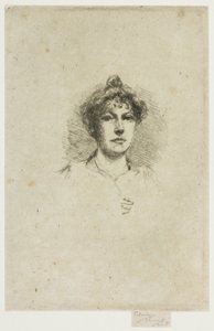 Portret panny Edith Austin autorstwa Theodore Roussel