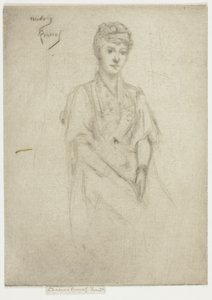 Portret pani Cyprian Williams w przebraniu autorstwa Theodore Roussel