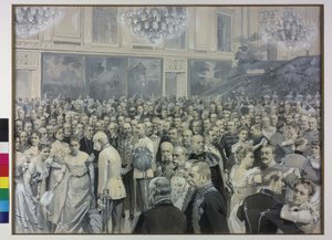 Cesarz Franciszek Józef powitał Franciszkę hrabinę Sternberg-Larisch i Marię Teresę hrabinę Harrach Taxis.