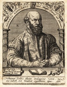 Adam Lonicer lub Lonitzer autorstwa Theodore de Bry