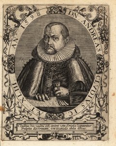 Andreas Cluten, niemiecki prawnik autorstwa Theodore de Bry