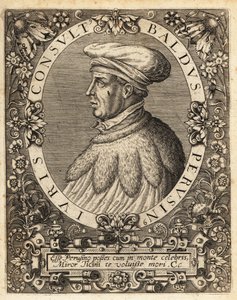 Baldus de Ubaldis autorstwa Theodore de Bry