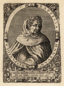 Battista Mantuański autorstwa Theodore de Bry