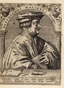Berchtold Haller autorstwa Theodore de Bry