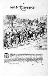 Konwój królowej. 1606 autorstwa Theodore de Bry