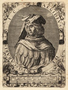 Egidio Foscherari, zm. 1289, włoski prawnik. autorstwa Theodore de Bry