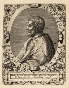 George z Trebizondy, filozof grecki. autorstwa Theodore de Bry