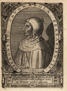 Girolamo Savonarola autorstwa Theodore de Bry