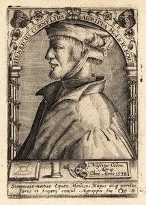 Heinrich Cornelius Agrippa von Nettesheim, niemiecki erudyta. autorstwa Theodore de Bry
