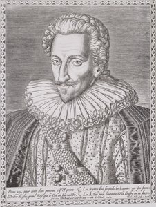 Henryk IV (1553-1610) jako król Nawarry, 1589 autorstwa Theodore de Bry