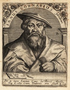 Janus Cornarius, humanista saski, ok. 1500-1558. autorstwa Theodore de Bry